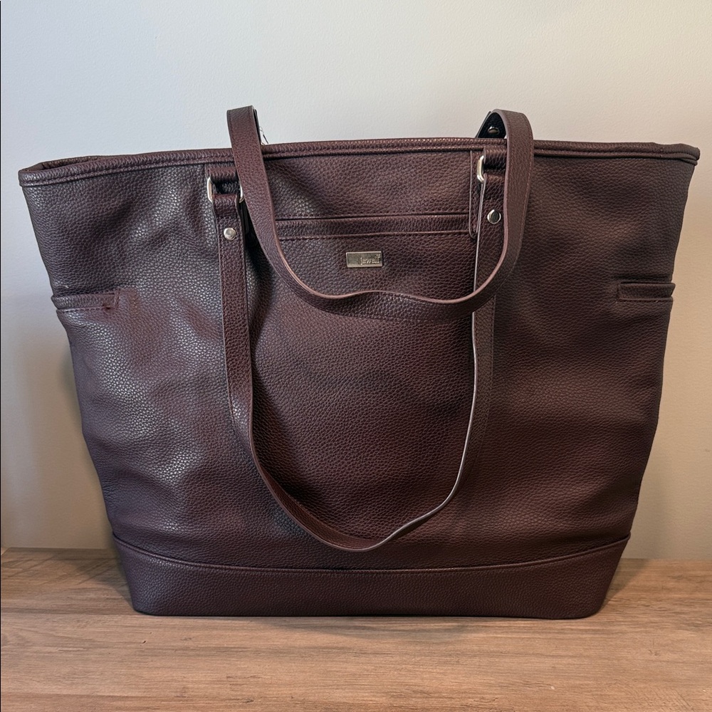 Thirty-One jewell Dark Brown Travel Tote